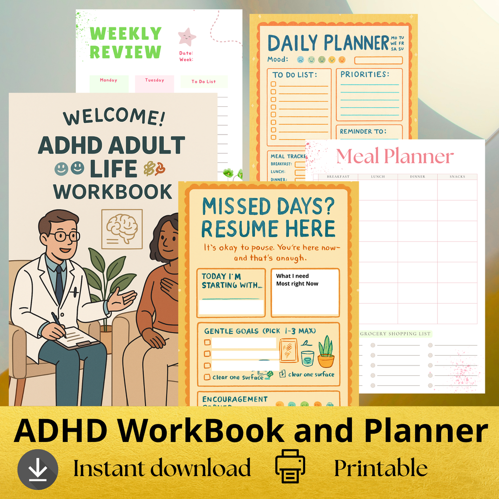 ADHD-Friendly Year-End Printable Planner Bundle – Flexible, Forgiving & Focused