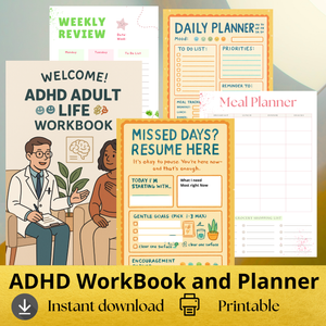 ADHD-Friendly Year-End Printable Planner Bundle – Flexible, Forgiving & Focused