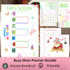 Busy Mom Year-End Planner – Holiday, Family & Self-Care Organizer
