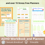 ADHD-Friendly Year-End Printable Planner Bundle – Flexible, Forgiving & Focused