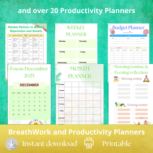 Wellness & Productivity Planner – Achieve More, Stay Balanced