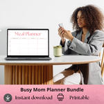 Busy Mom Year-End Planner – Holiday, Family & Self-Care Organizer