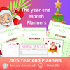 Year-End 2025 October, November & December Printable Planners